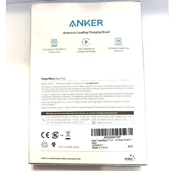 Anker PowerWave Base Pad Wireless Charger-NIB - Picture 10 of 10